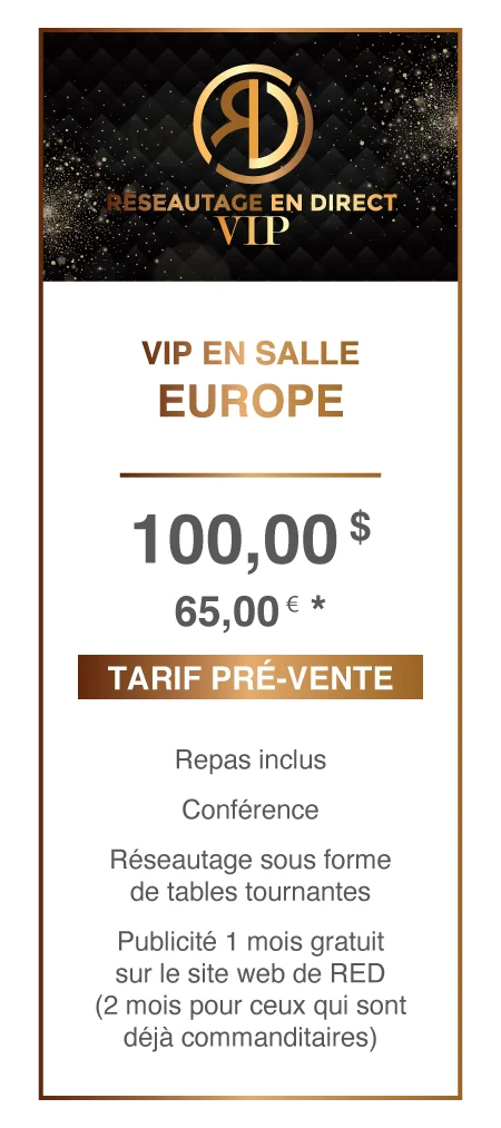 VIP EN SALLE EUROPE