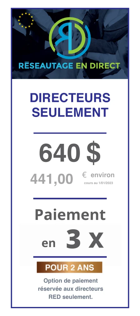 Directeur Europe 2023 - 3X