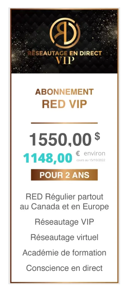 Reconnaissance Vip NEW DIRECTEUR - Réseautage en direct