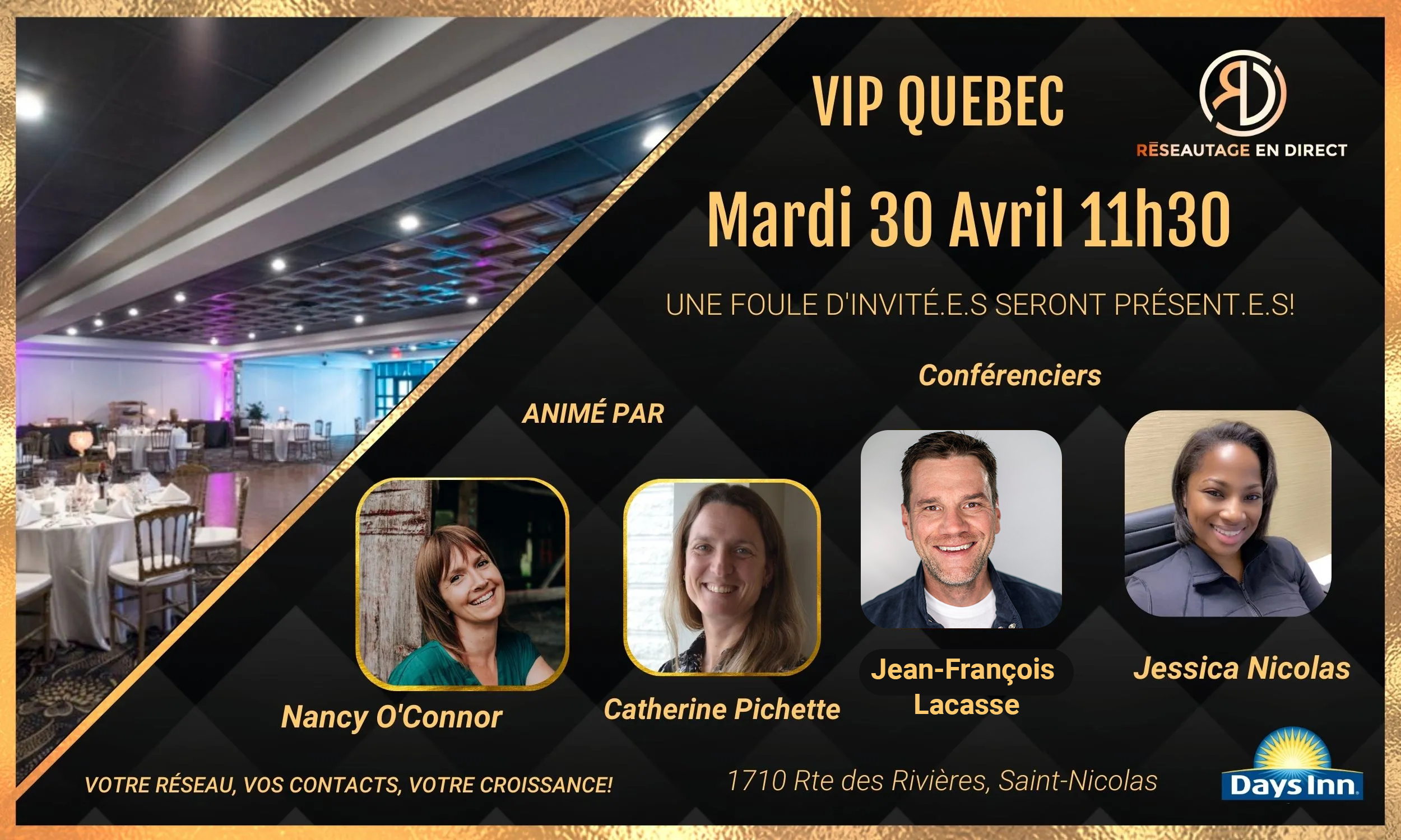 VIP Québec 25 avril