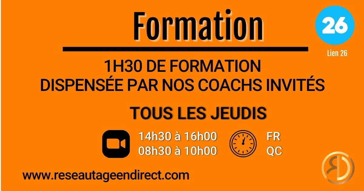 Formation du Jeudi