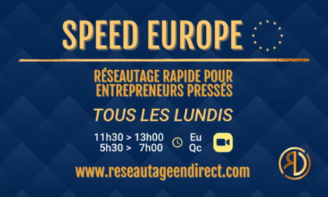 SPEED NETWORKING FRANCE – Lundi