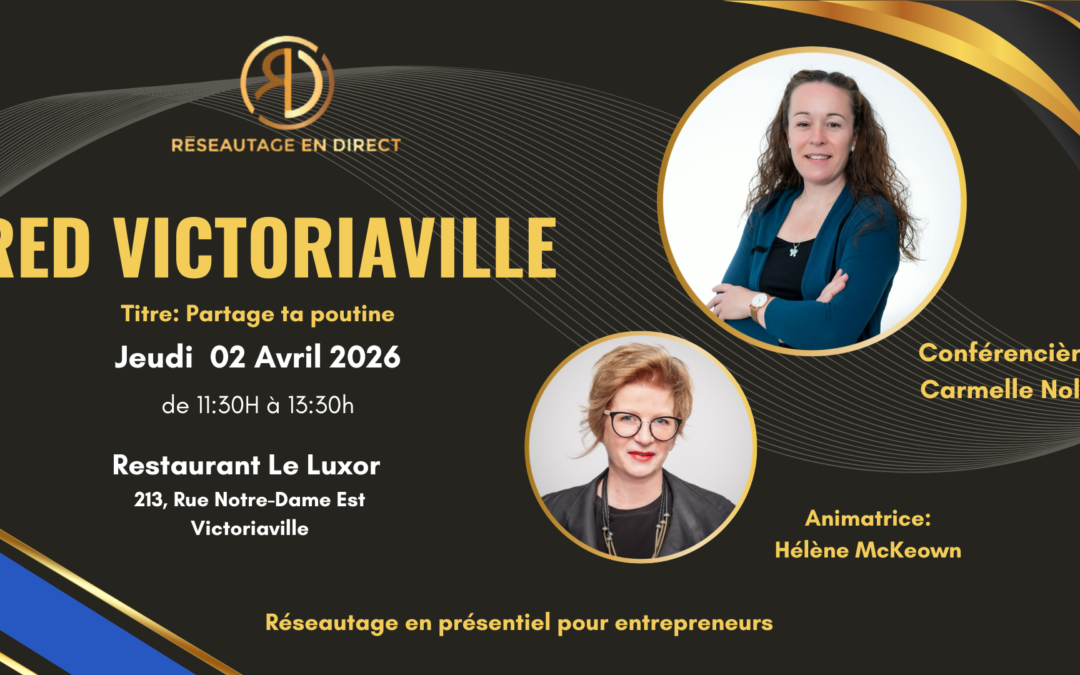 RED VICTORIAVILLE – Réservez ici!