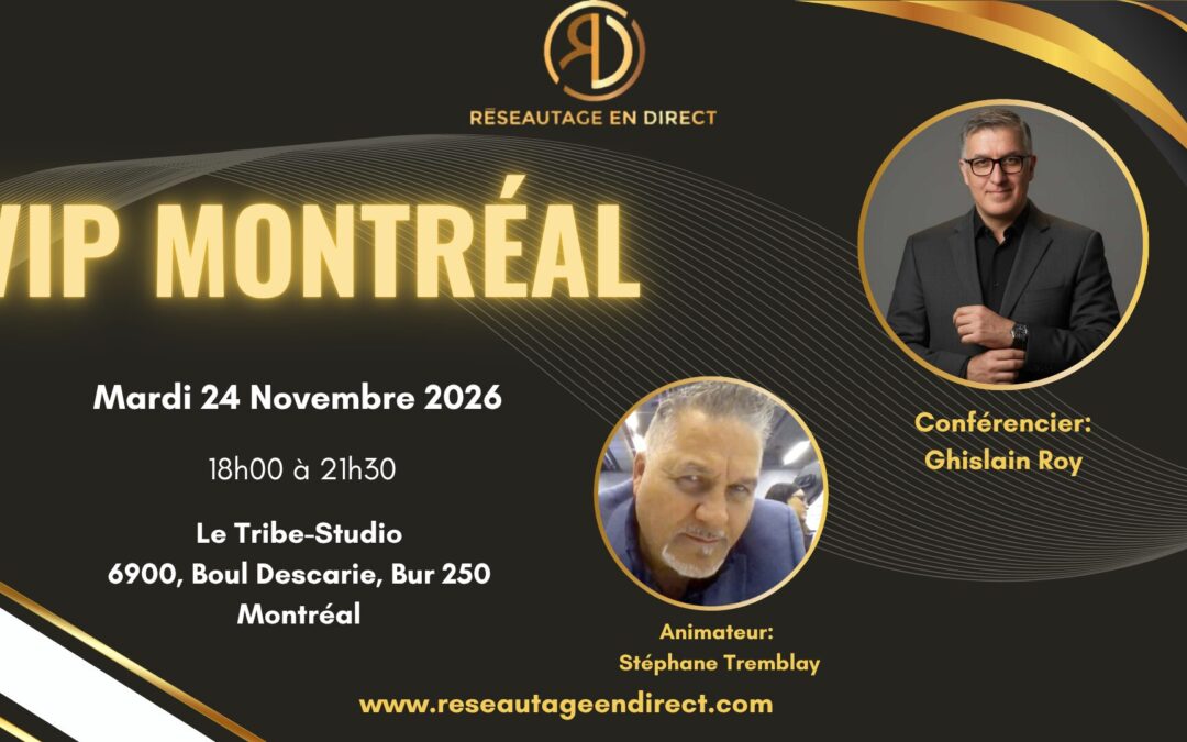 VIP MONTREAL – RESERVEZ-ICI!