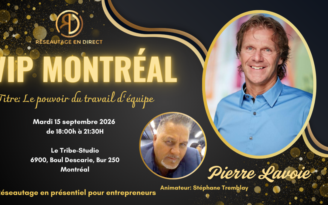 RED VIP Montréal Pierre Lavoie