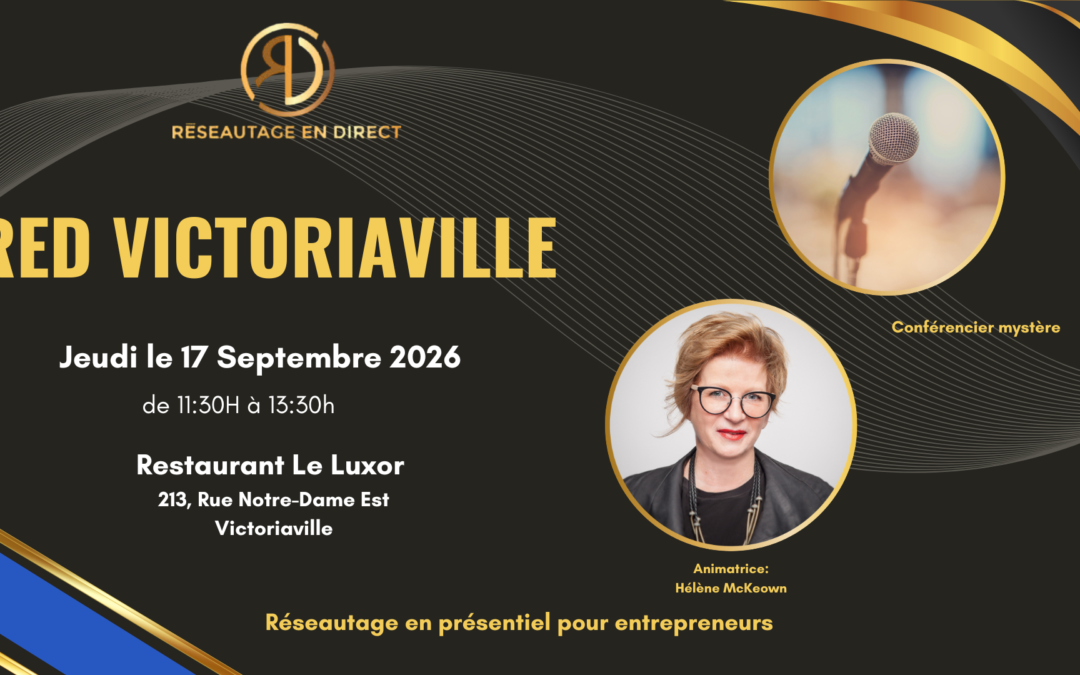 RED VICTORIAVILLE – Réservez ici!