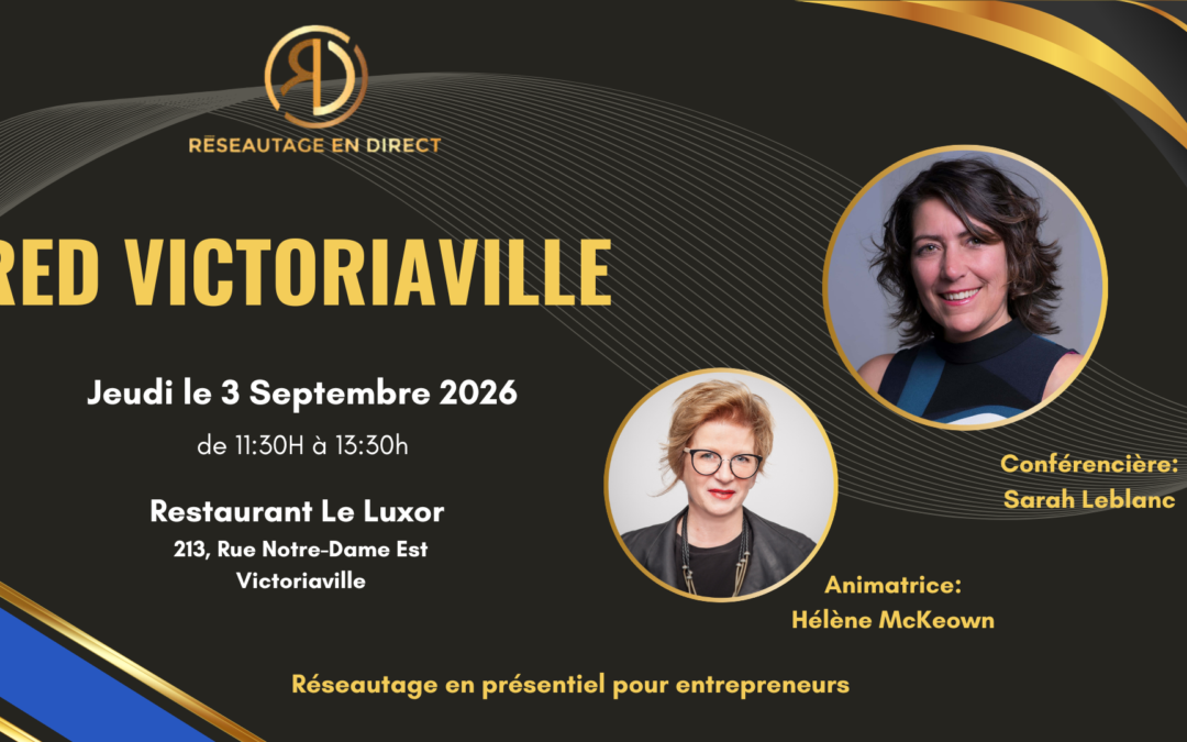 RED VICTORIAVILLE – Réservez ici!