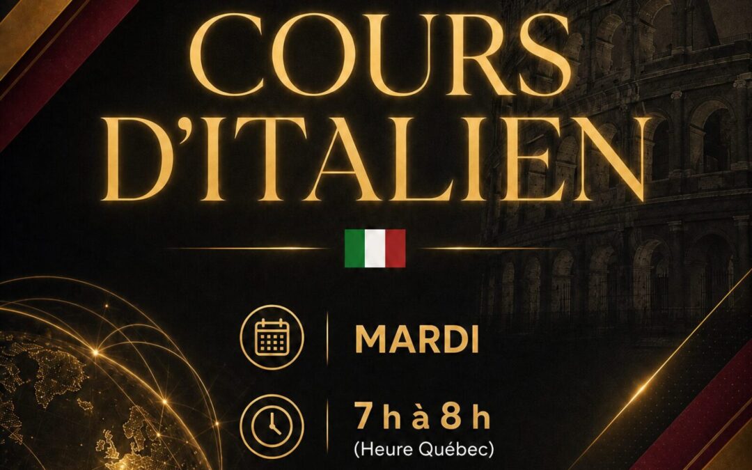 Cours de langue – Italien