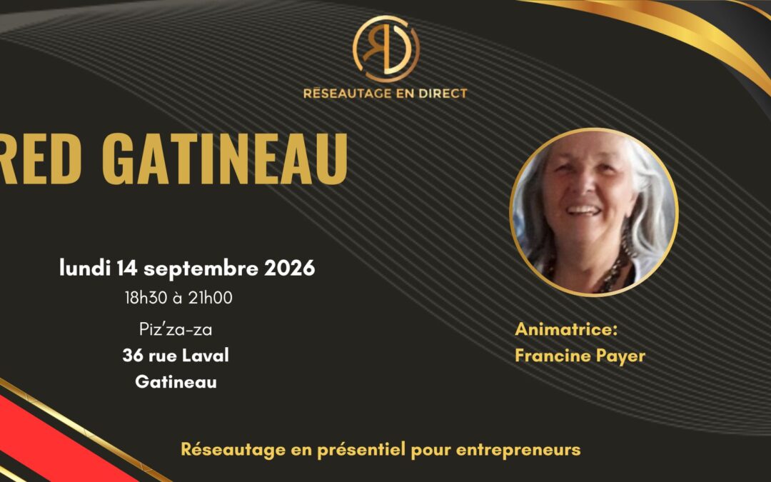 RED GATINEAU – Réserve Ici!
