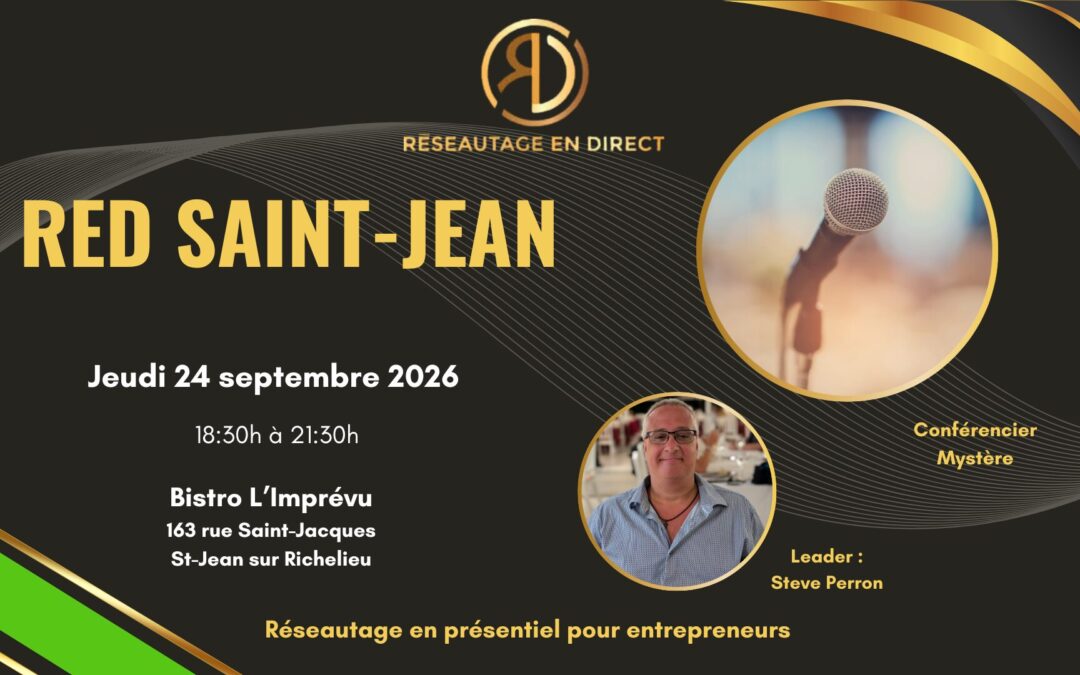 RED ST-JEAN – Réserve Ici!