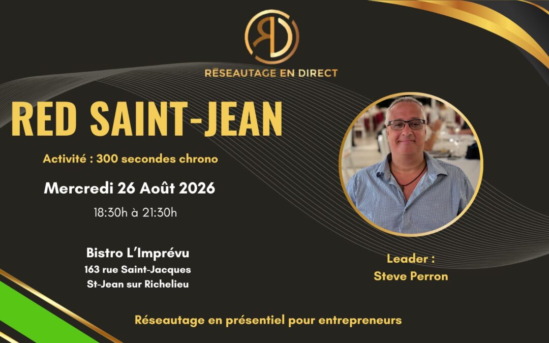 RED ST-JEAN – Réserve Ici!